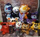 Фнаф 5 FNaF м'яка іграшка 5 ночей Фредді Боні Місяць Фоксі, аніматроні