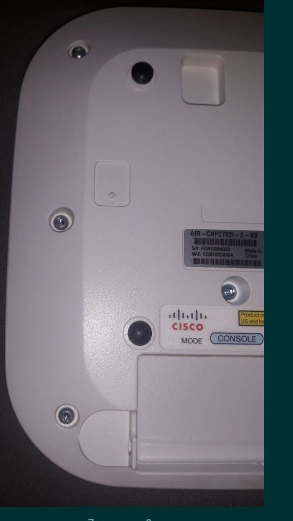 Punkt dostępowy Internetu Access Point Cisco AIR-CAP27021-E-K