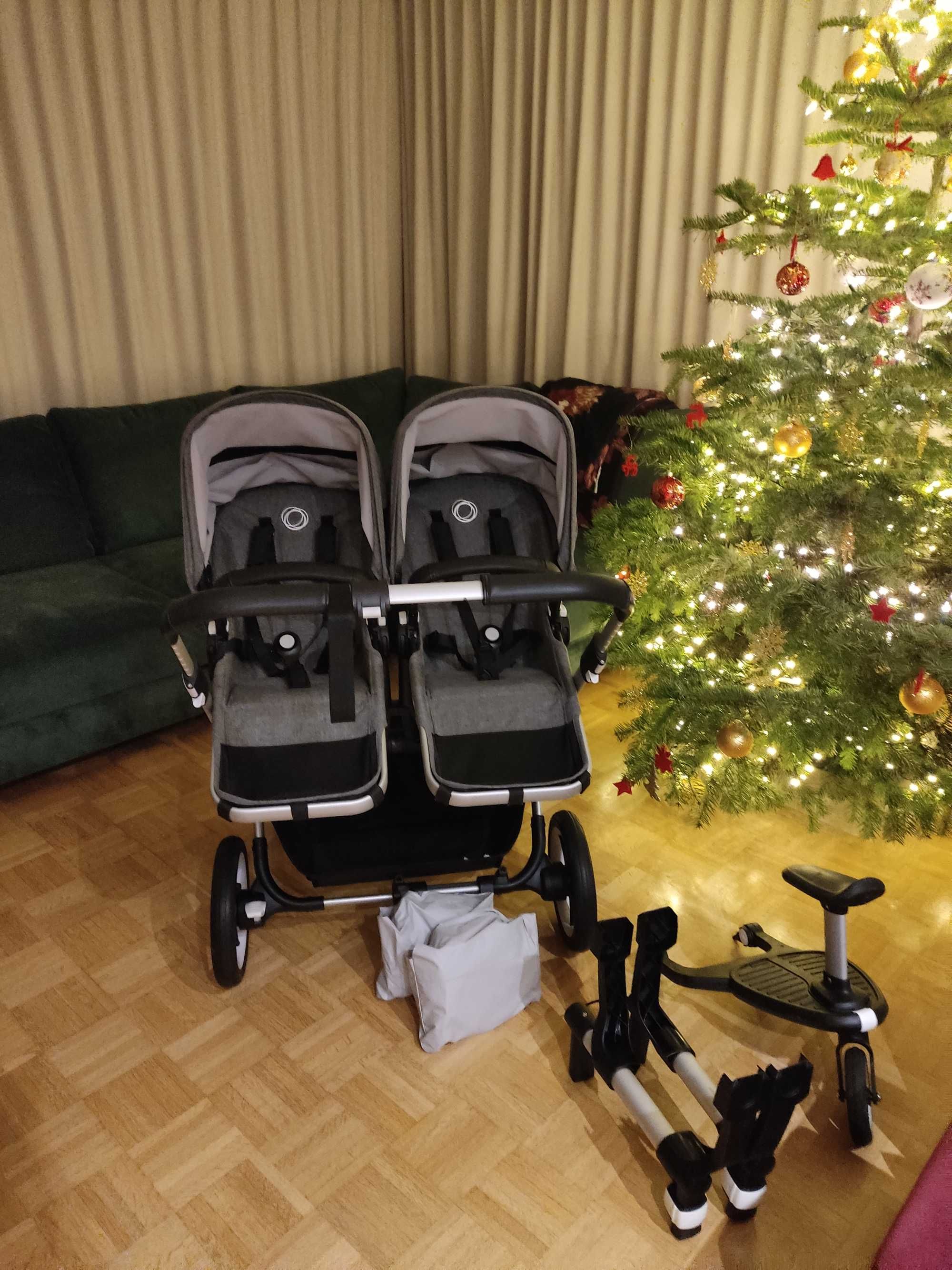 Bugaboo wózek podwójny - w BARDZO DOBRYM STANIE