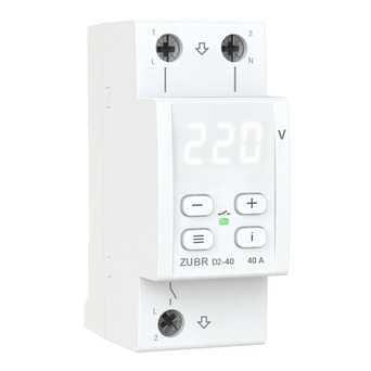 Реле напруги ZUBR D2-32, 40, 50, 63 red