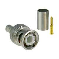 Conector BNC-M para cravar - RG59-lojaCCTV CON100-lojaCCTV CON100