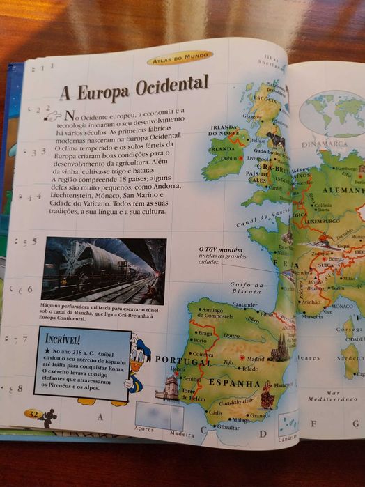 Atlas do Mundo, Disney, livro educativo/didático