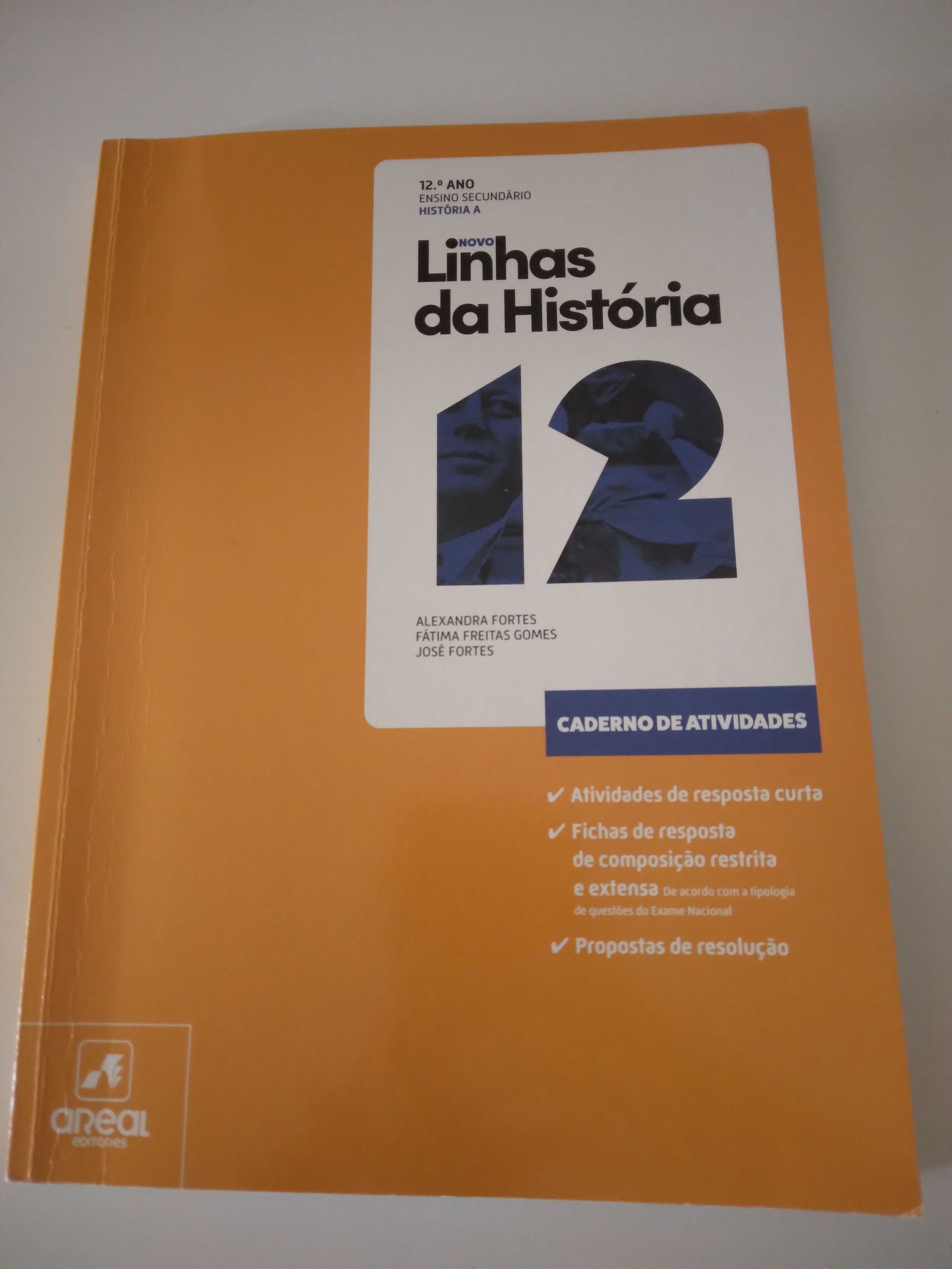 Linhas da História 12° ano caderno de atividades