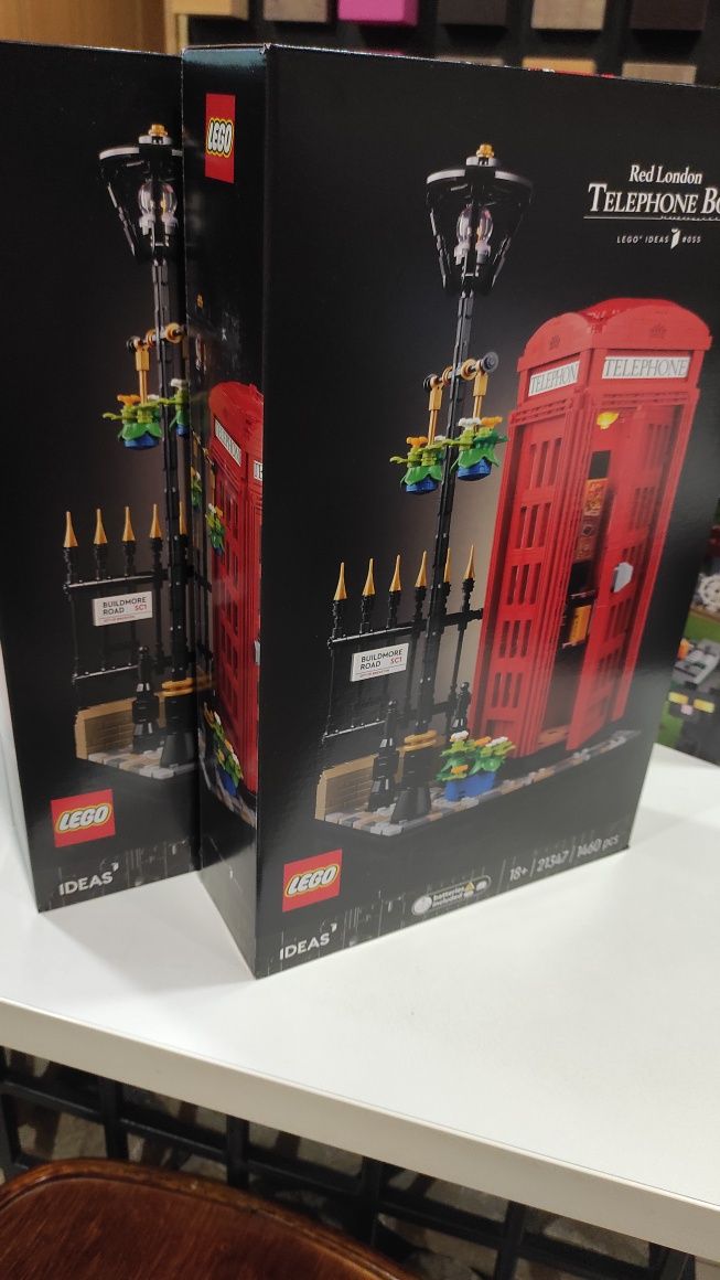 Конструктор LEGO IDEAS 21347 Красная лондонская телефонная будка