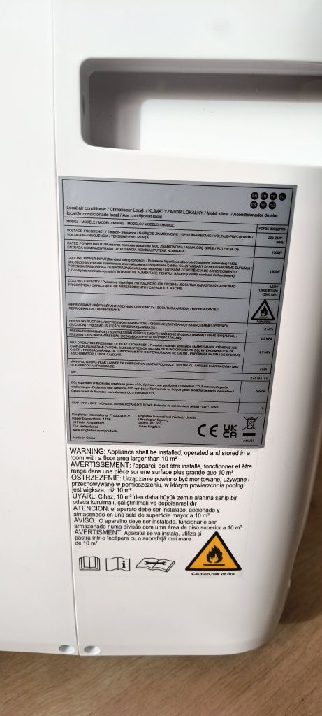 Na sprzedaż klimatyzator przenośny