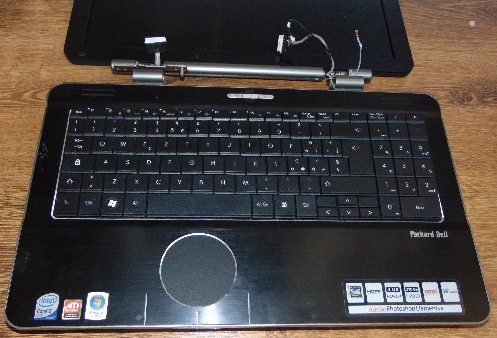 Ноутбук Packard Bell ETNA-GM по запчастям (разборка)