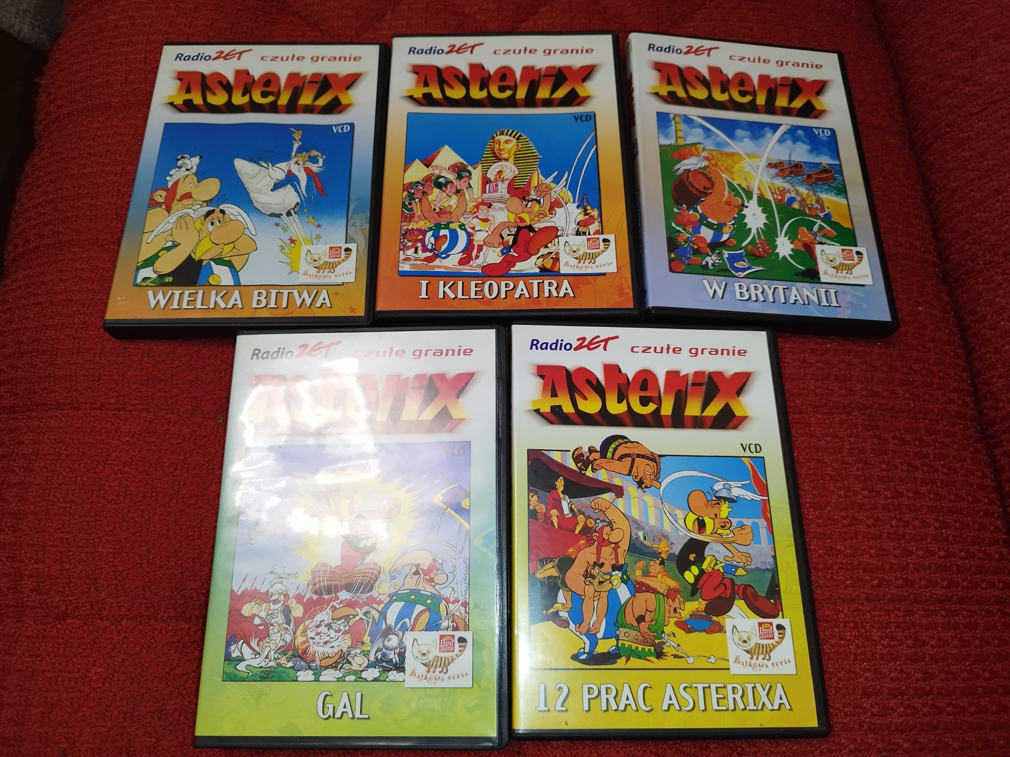 Asterix.. 5 x VCD.. super bajka.. polecam..