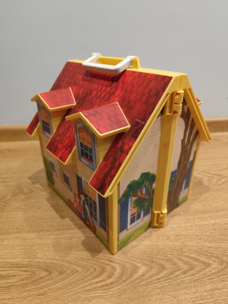 Domek playmobil dla lalek przenośny klinika weterynaryjna weterynarz