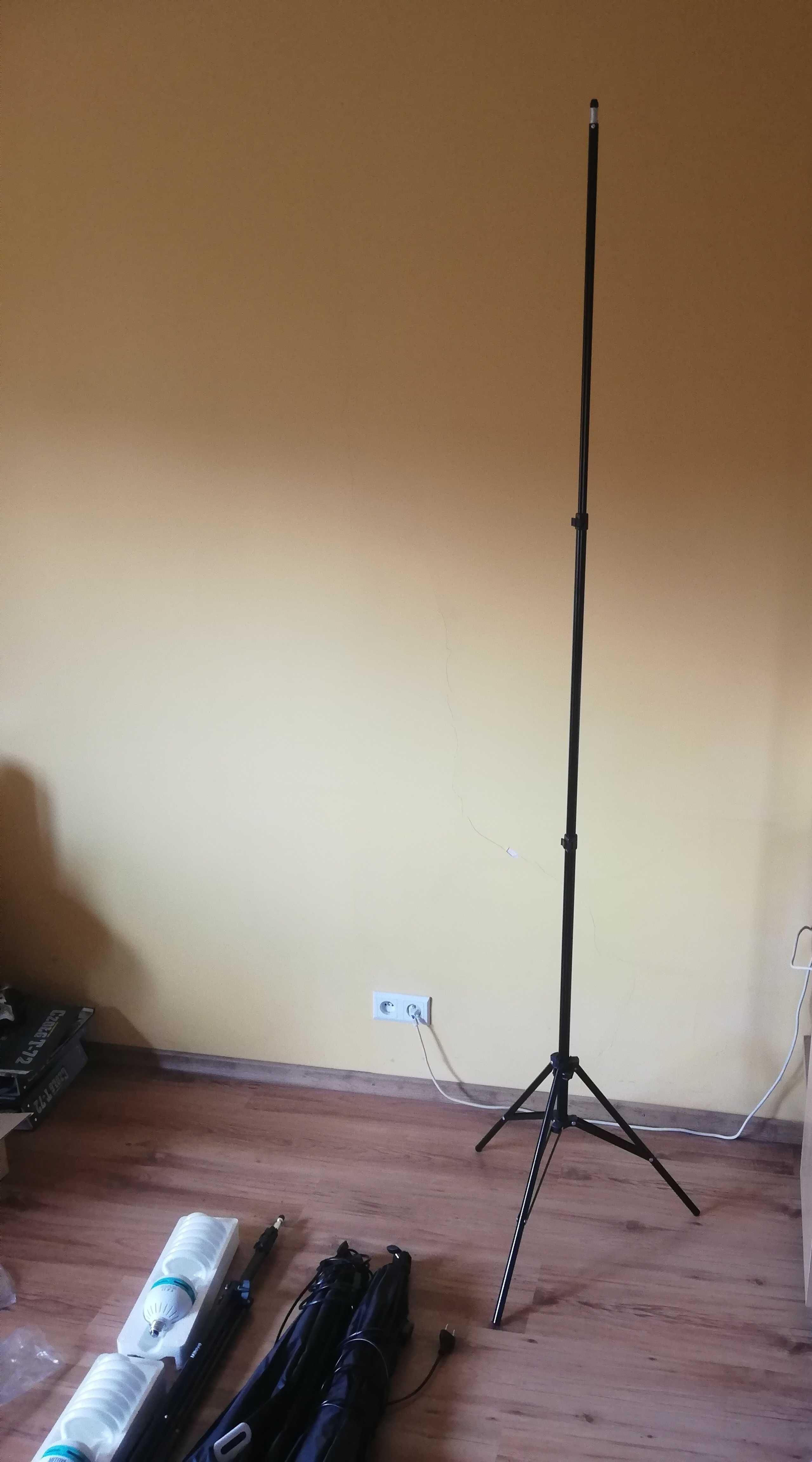 Softbox Mitoya Oktagonalny Simple 90 + lampy światła stałego + statywy
