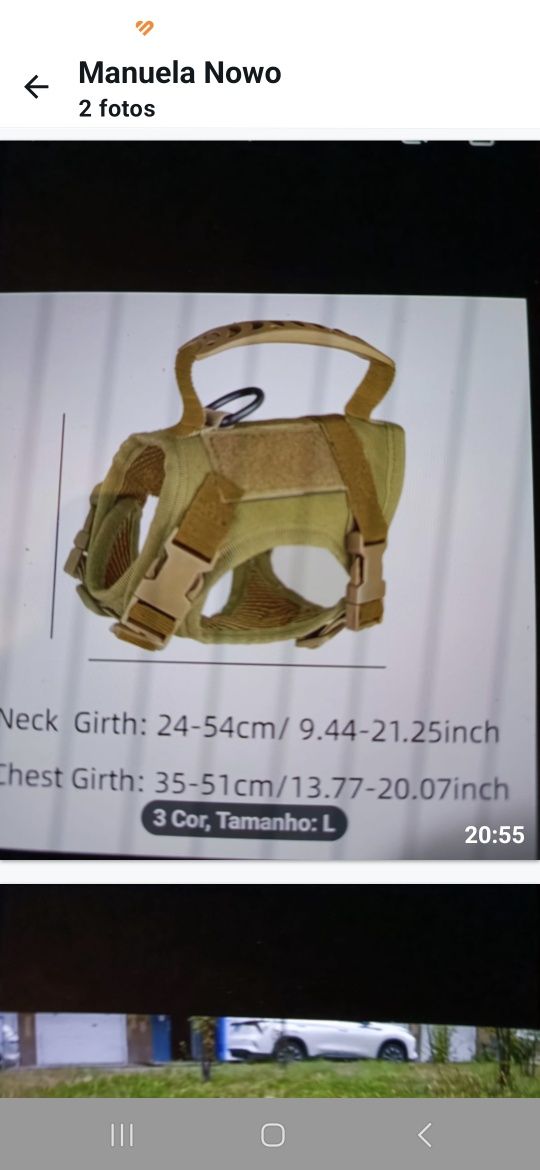 Peitorais para gato ou cão pequeno . 10€ cada um
