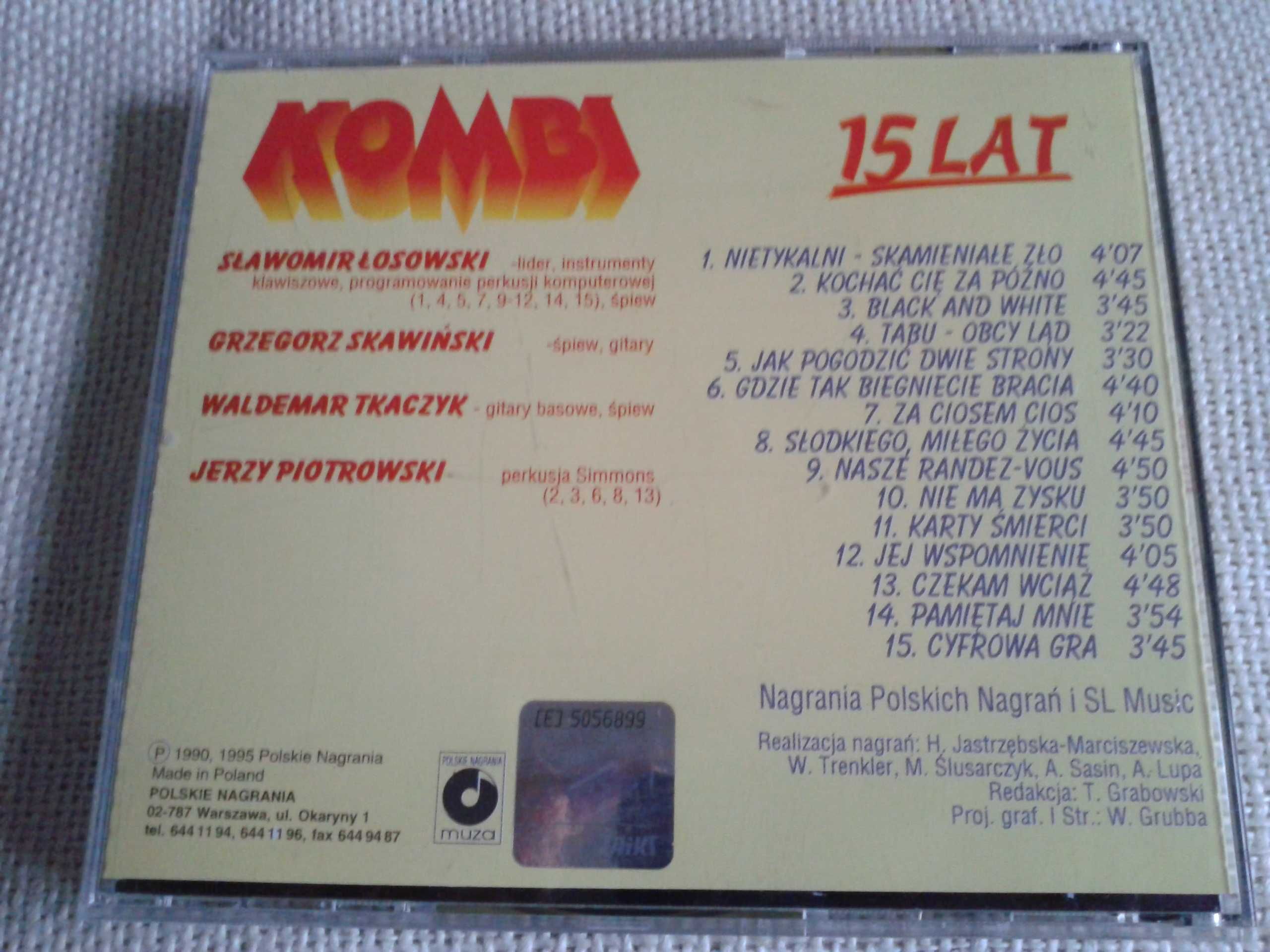 Kombi – 15 Lat  CD