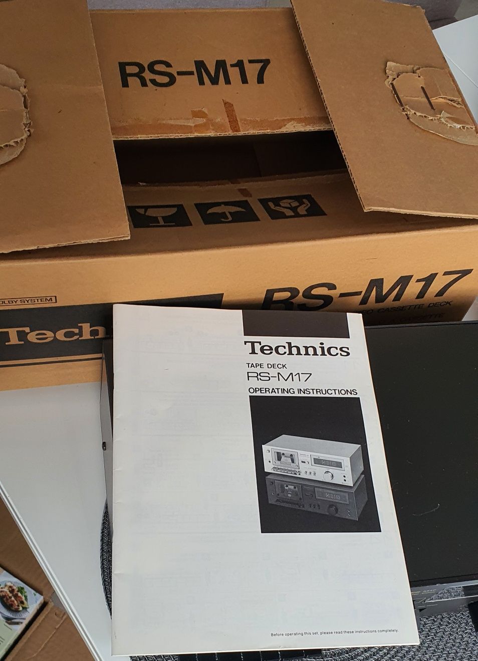 Technics magnetofon RS-M17 wzmacniacz SU 8044
