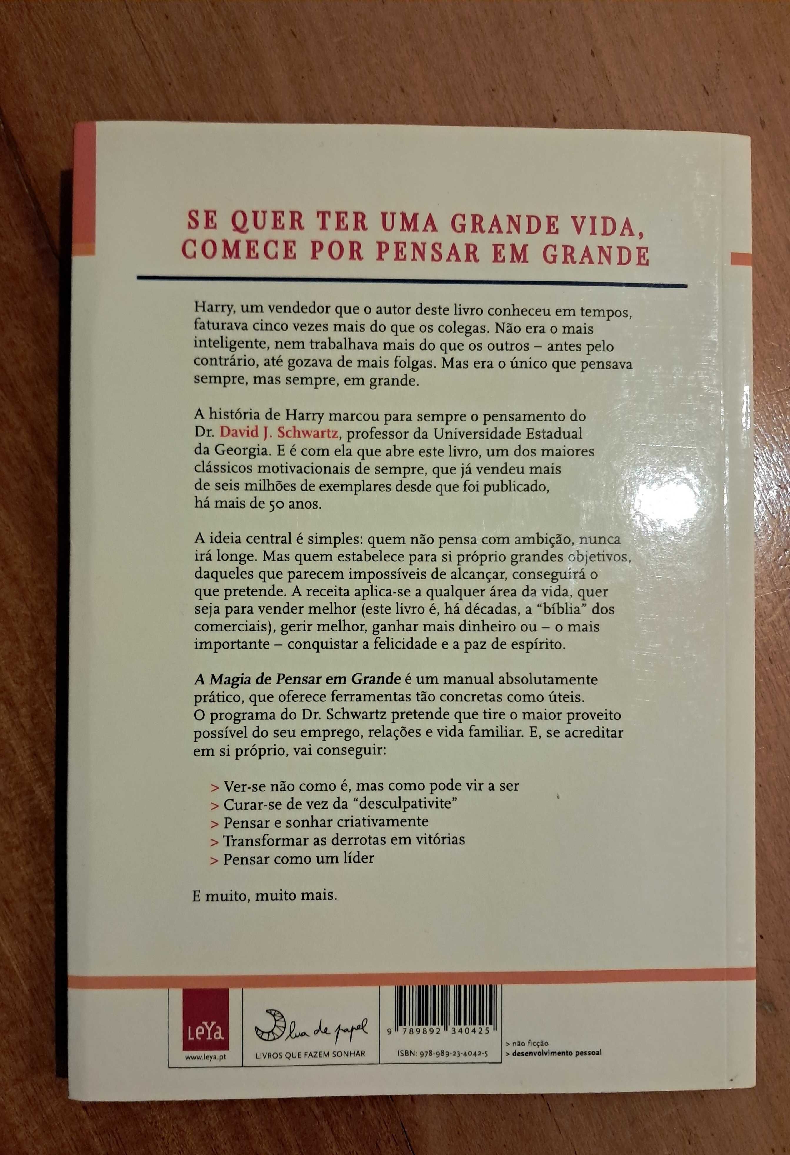 Livro - A Magia De Pensar Em Grande