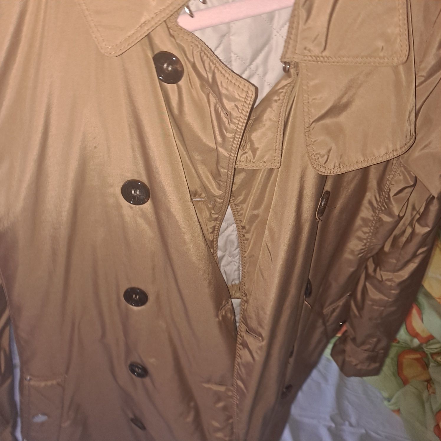 Massimo Dutti plaszcz camel xl  b.paska