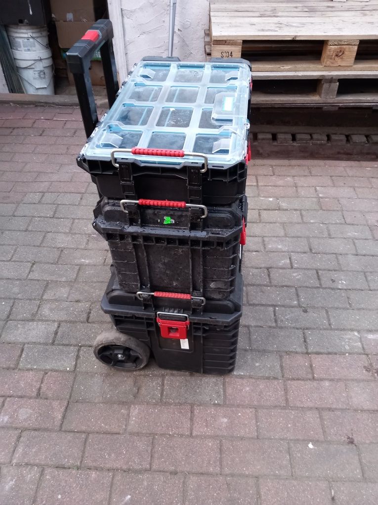 Zestaw 3 skrzyń transportowych Erbauer