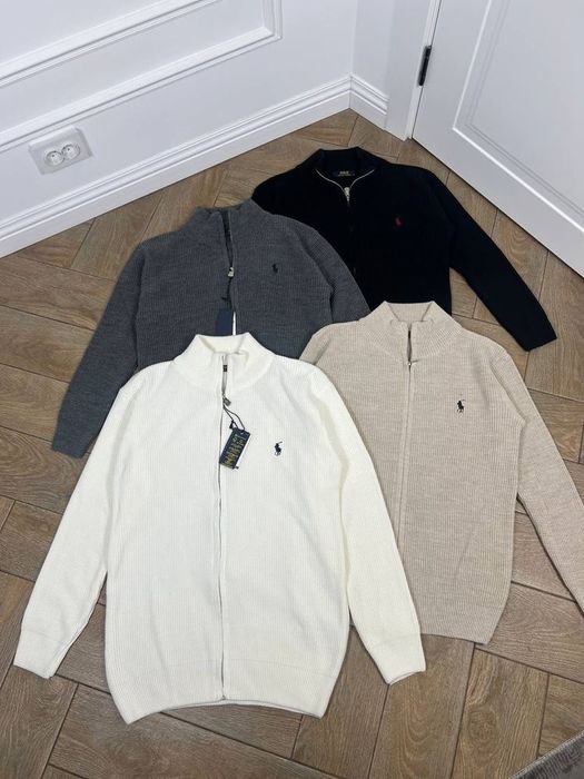 Кардиган зіпка  Polo ralph lauren свитр кофта в'язана zip худи кофта