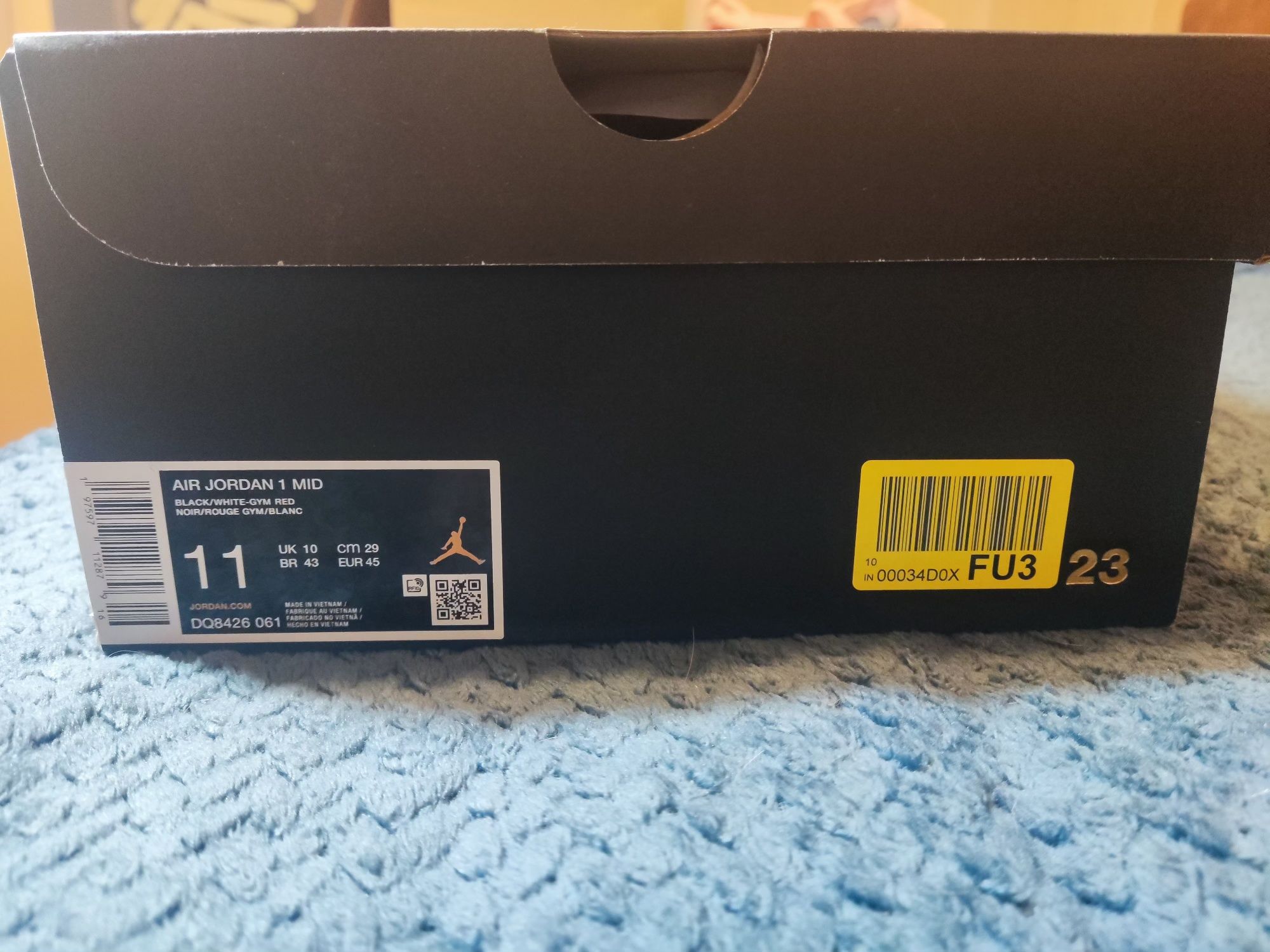 Nike Air Jordan 1 mid , 41, 44, 45 rozmiary, sneakersy czerwone