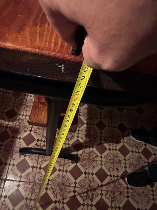 Mesa de madeira de Bar