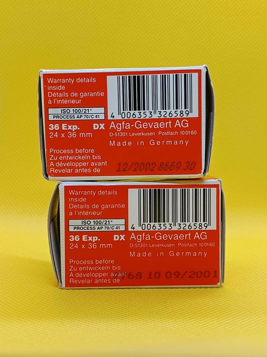 Agfa Agfacolor XRG 100 (Película 35mm)