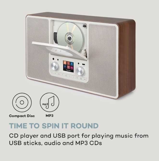 Radio cyfrowe, CD, BT, MP3, DAB+, FM   Auna  G-523