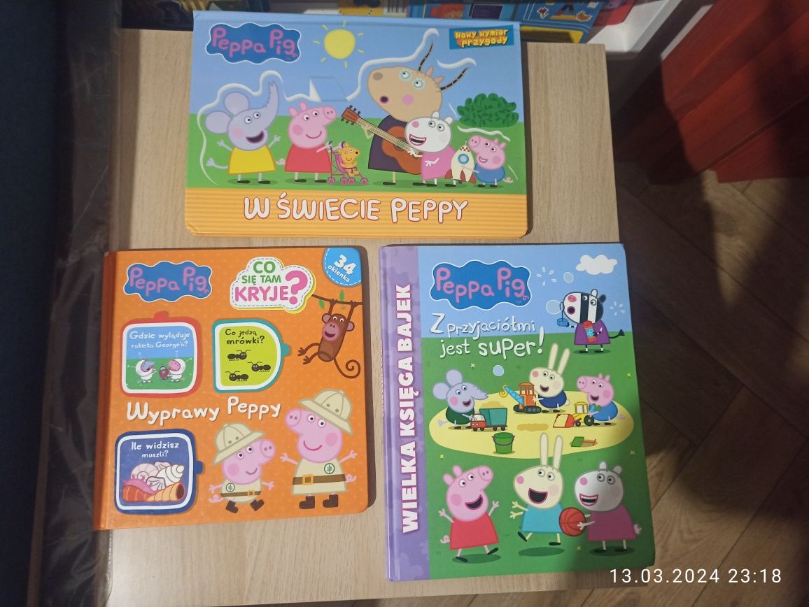 Książki aktywizujące!! zestaw Świnka Peppa