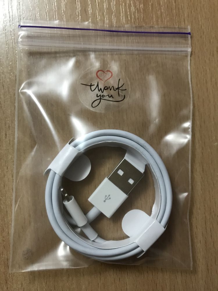 Lightning лайтинг и блок питания USB Кабель для iPhone iPad