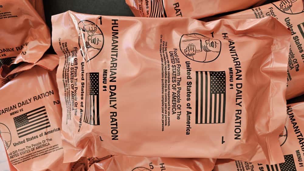 MRE - Meal Ready to Eat (Razão Individual de Combate) Americana USA