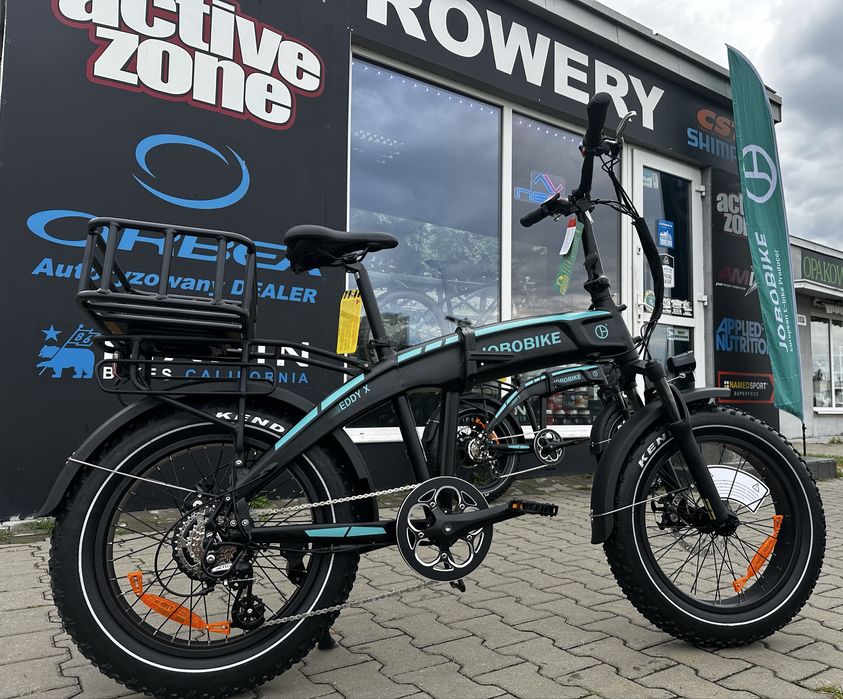Rower Elektryczny składany fatbike Jobobike Eddy X - ACTIVE ZONE