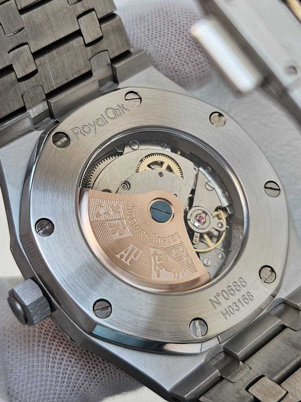 Швейцарские часы Audemars Piguet Royal Oak Silver White