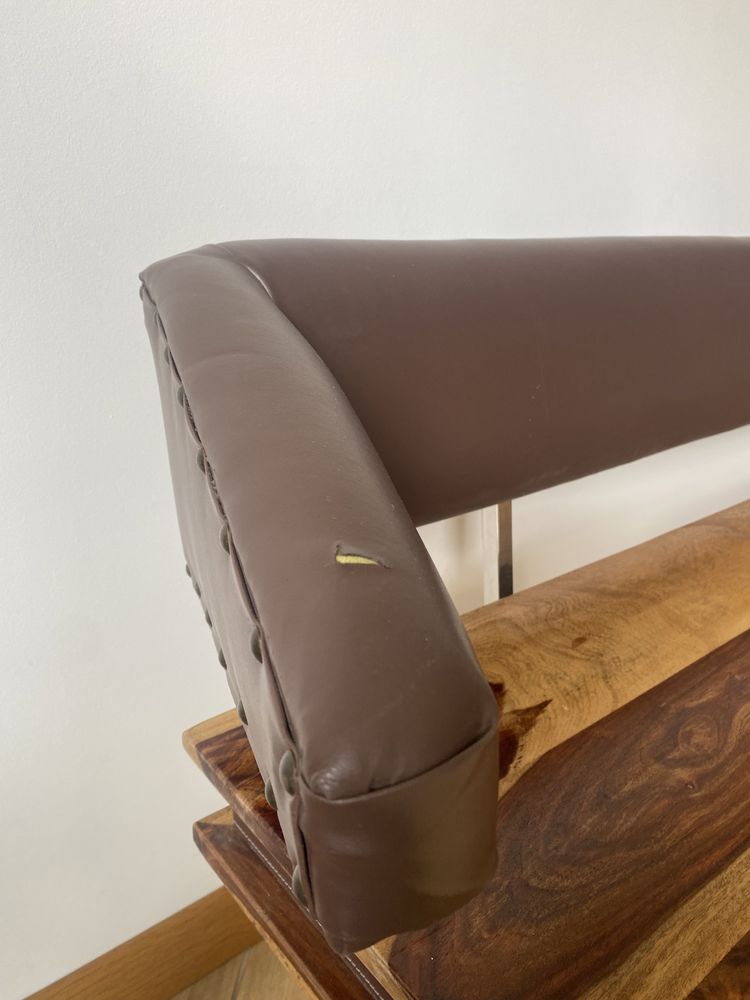 Drewniana ławka ława piękny design palisander