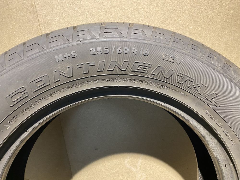 4 opony Continental Cross Contact LX M+S 255/60/18