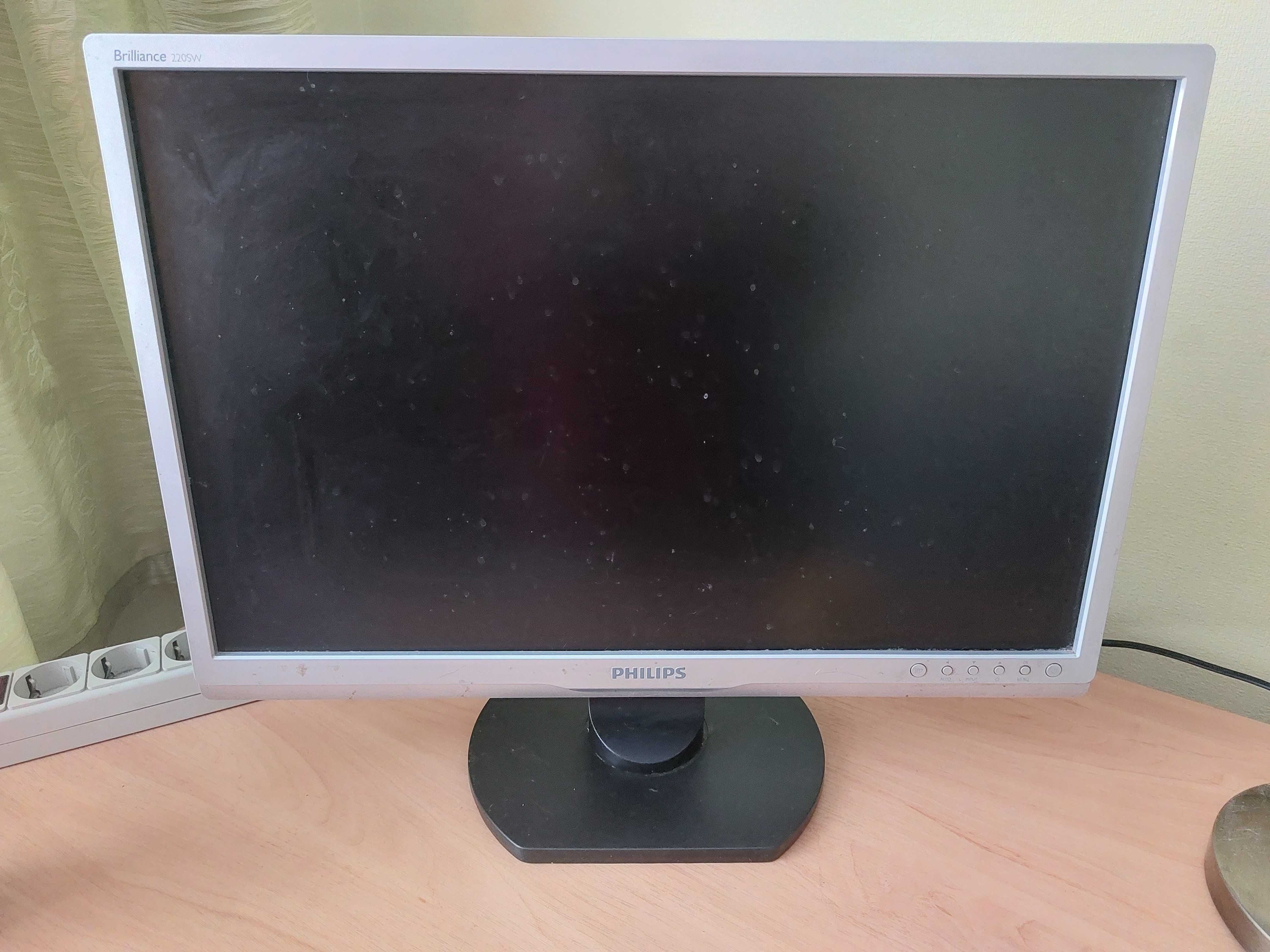 Монітор Philips 22" сріблястий сірий