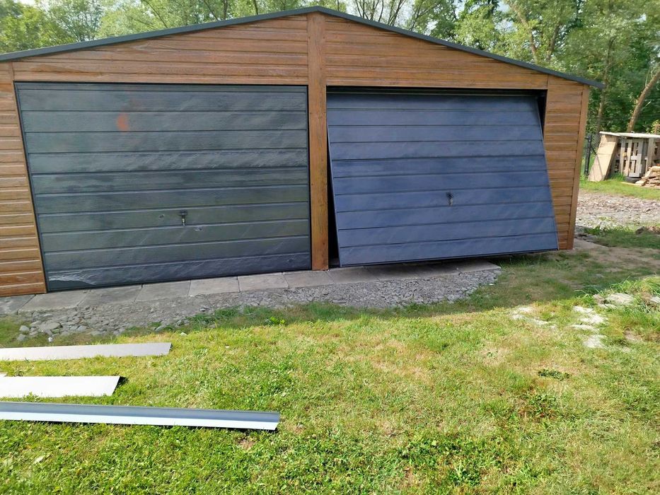 Garaż blaszany 6x5 antracyt/ grafit i inne rozmiary 6x6, 7x5 - blaszak