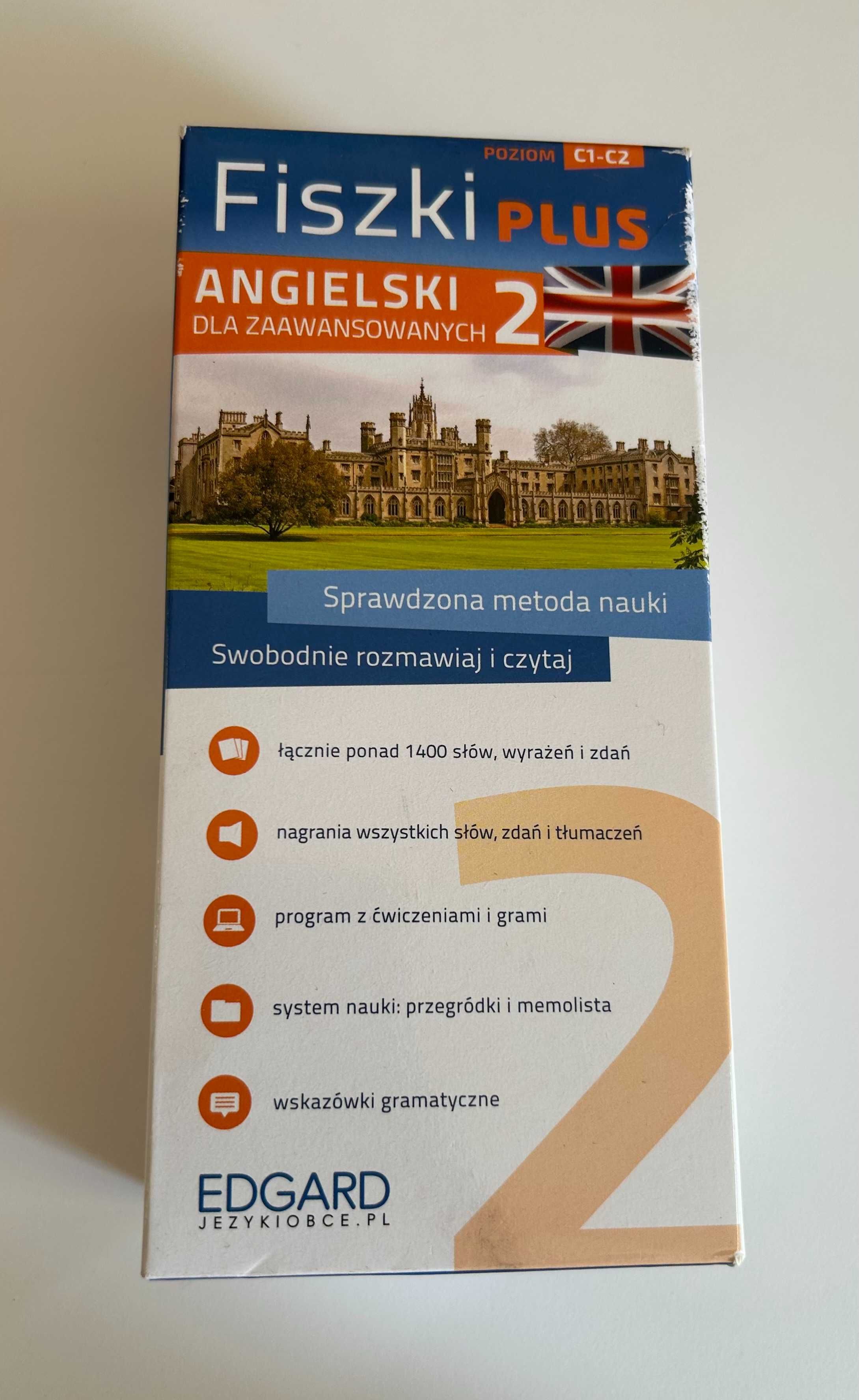 Fiszki Plus Angielski dla zaawansowanych 2 (C1–C2)