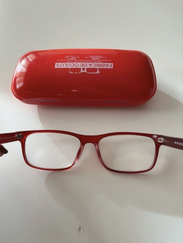 Óculos para falta de vista (perto) com receita médica