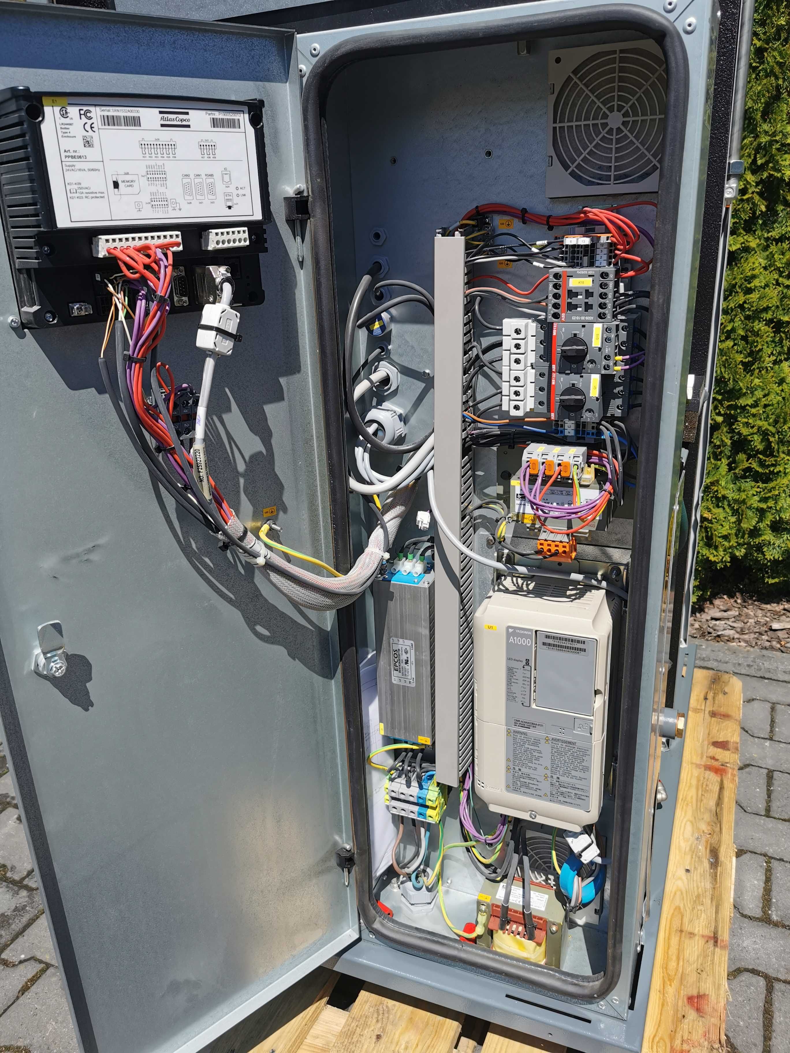 2015r 7.5kw FALOWNIK Sprężarka śrubowa ATLAS COPCO +osuszacz 1300L/M