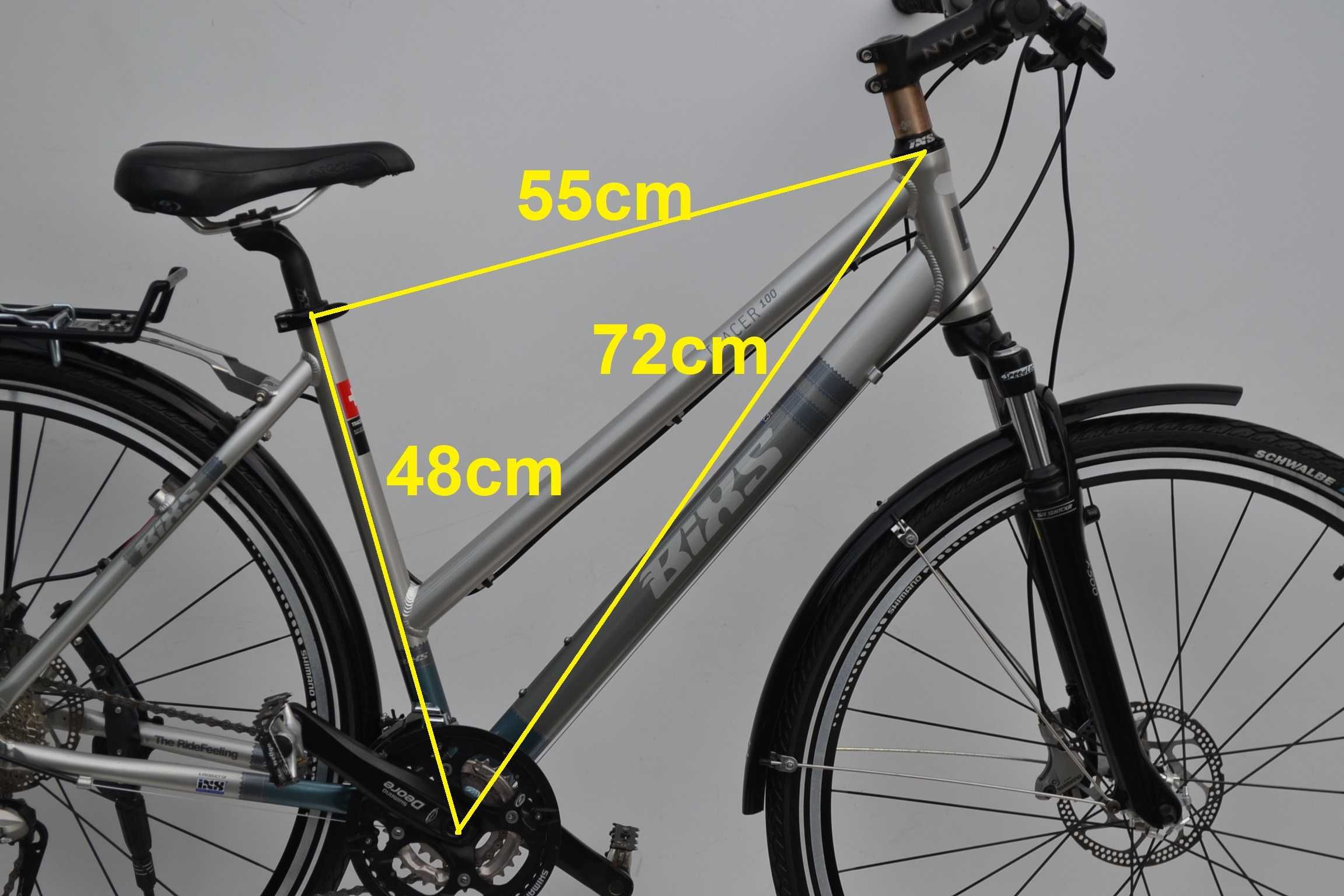 Rower trekkingowy * Bixs Tracer 100 * koła 28 48cm shimano deore tarcz