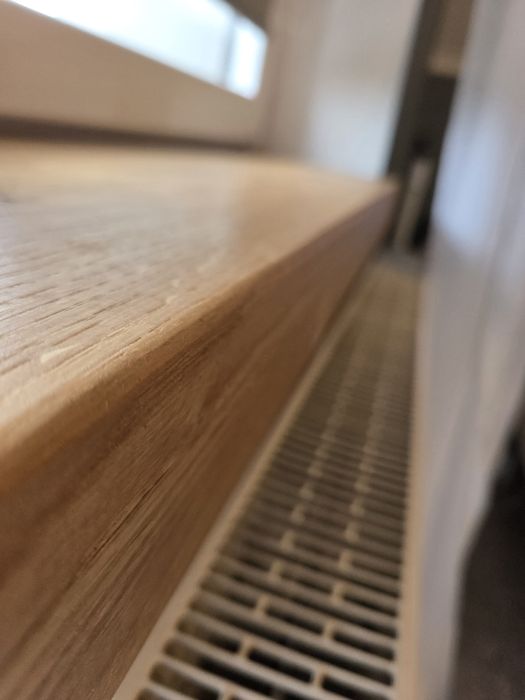 Dębowe nakładki na parapety