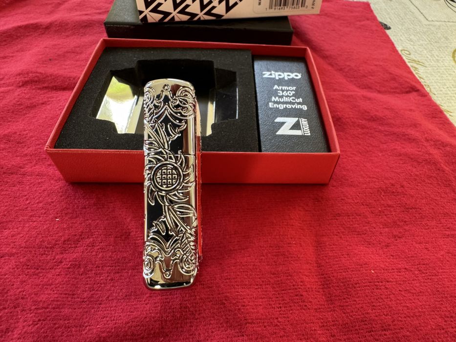 Зажигалка Zippo. Armor case. 360 multicut. Китайский дракон