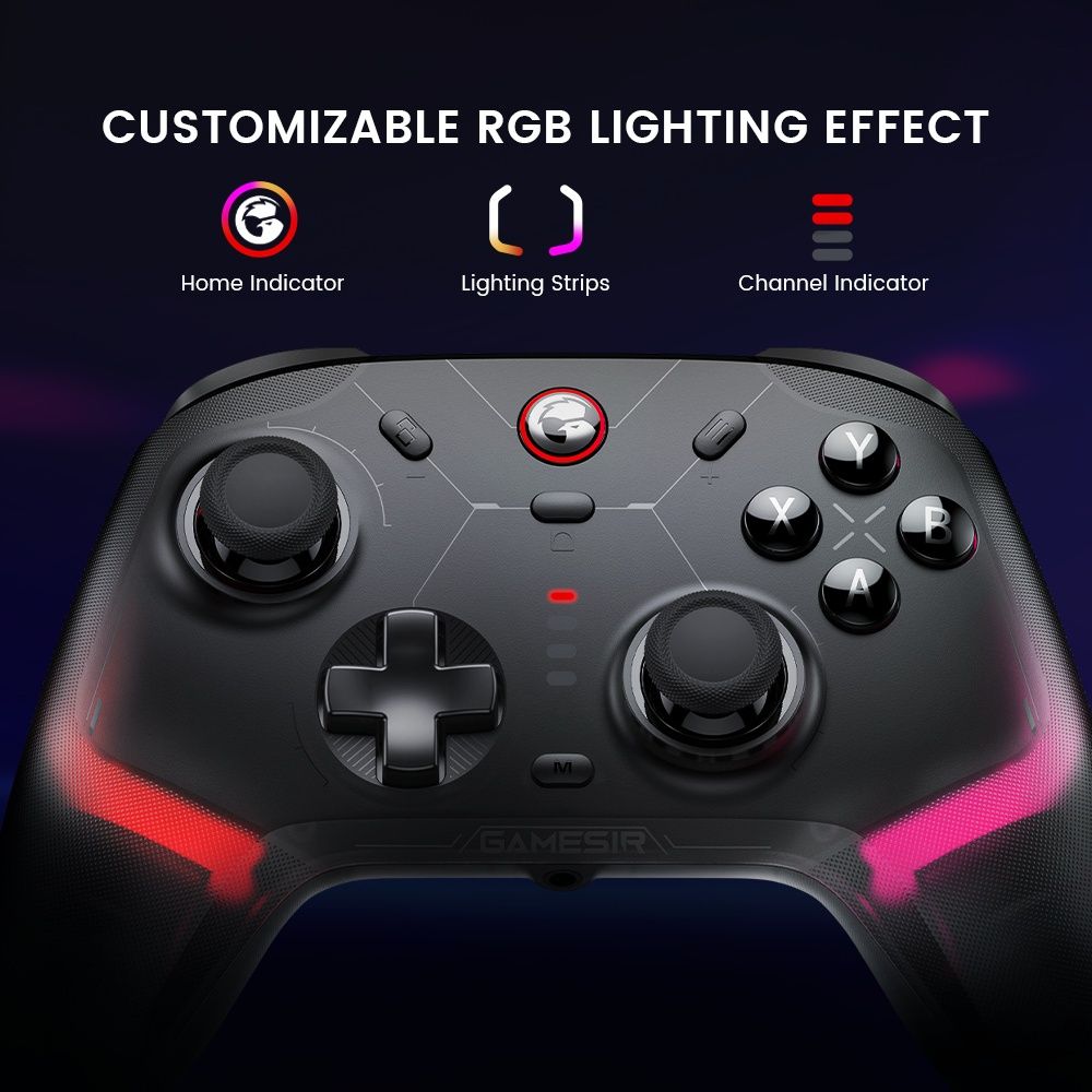 Biały Gamesir Cyclone 2 + baza, pad, kontroler, pc, Switch, android.