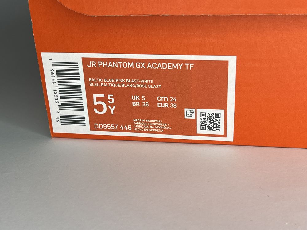 Nike phantom gx оригінал сороконіжки дитячі розмір 37-38 нові