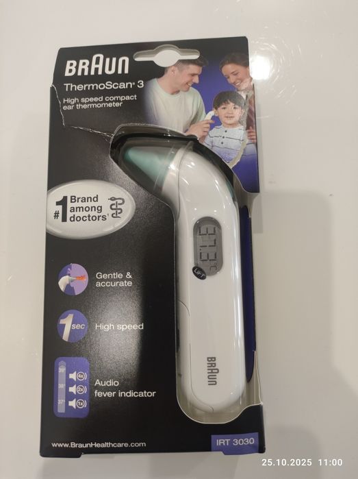 Termometr douszny  Braun IRT 3030