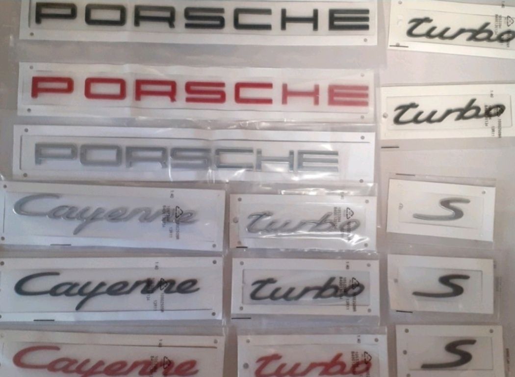 Эмблема надпись Porsche Cayenne 958 Порше Кайен 957