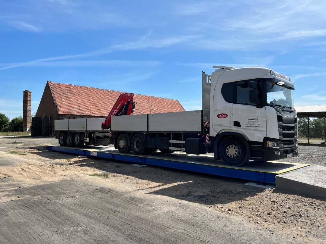Waga samochodowa najazdowa/zagłębiona 18m 60t - Czekała