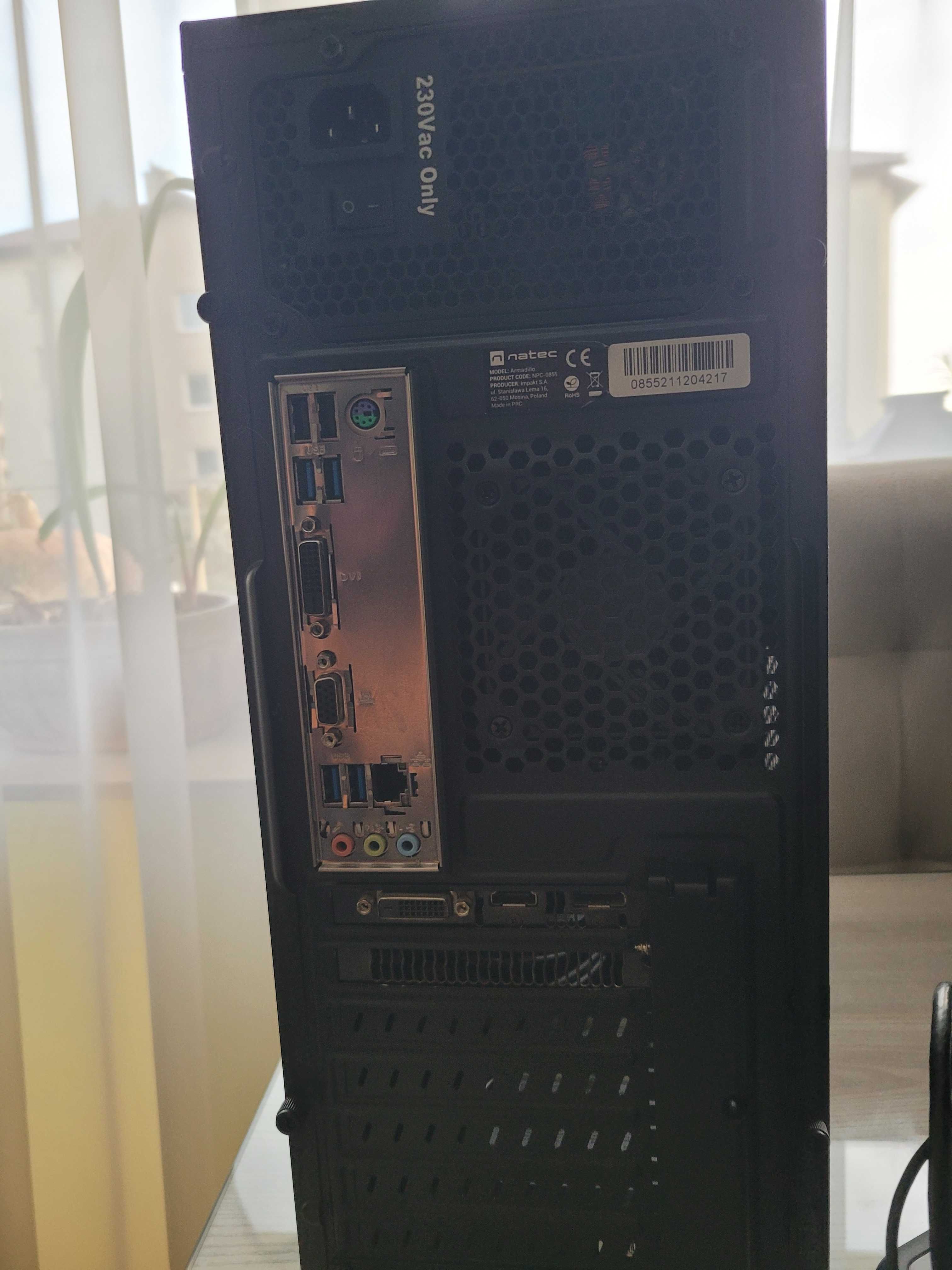 Komputer gamingowy i5 7500, MSI B250, DDR4 16GB, SSD M.2NVMe, HDD, W10