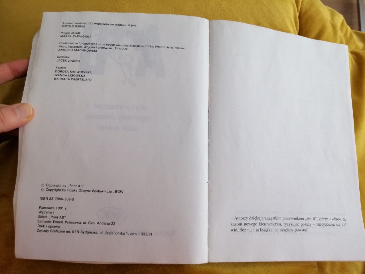 Art 'B Bluff, Andrzejczak, Ziarno, Ćwikliński, BGW 1991