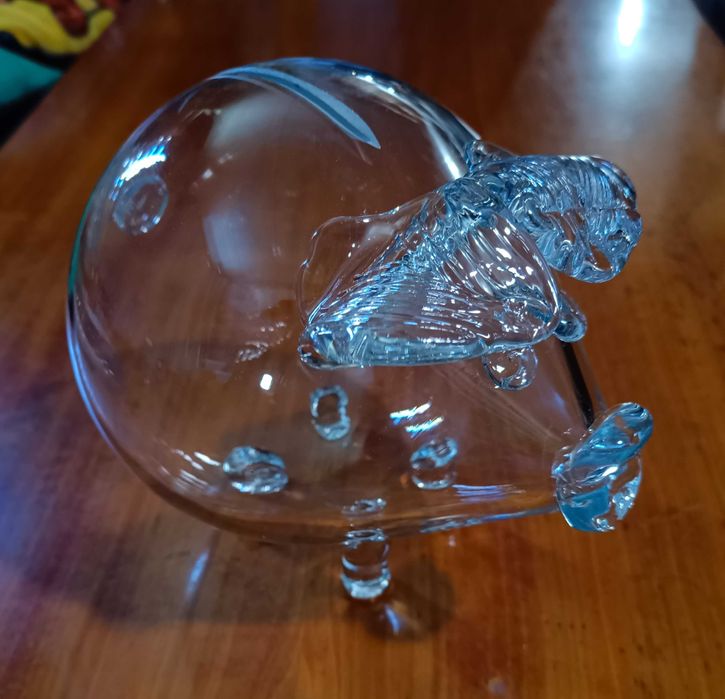 Duża szklana SKARBONKA ŚWINKA – elegancki sposób na oszczędzanie!