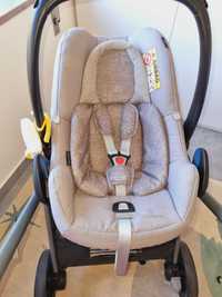 cadeira bebé - apenas ovo Maxi Cosi confort 0+ Rock Nomad Grey i-size