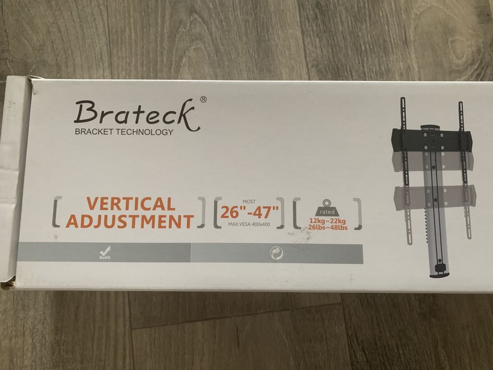 Кронштейн крепление для телевизора Brateck 26”-47” кріплення настінне