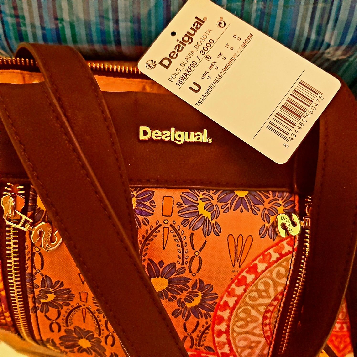 Bolsa Desigual Slavia Bogota (original) - Último preço!